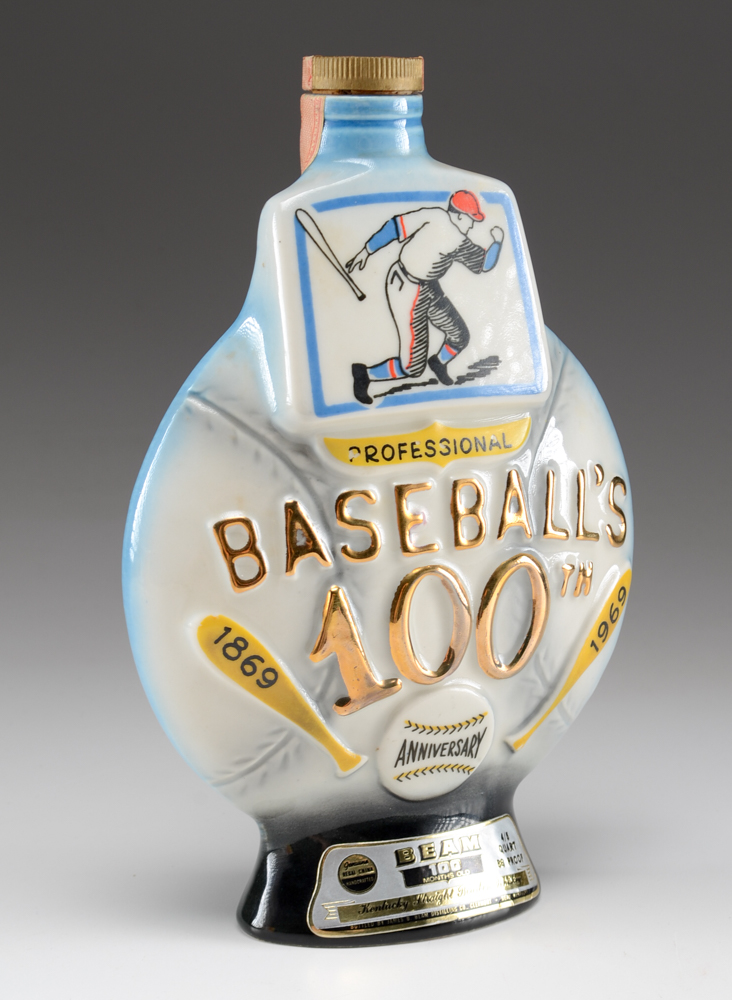 18691969 Jim Beam Ceramic Baseball Decanter EBTH